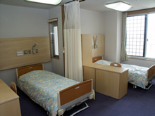 治療環境の整った病室（４人室）